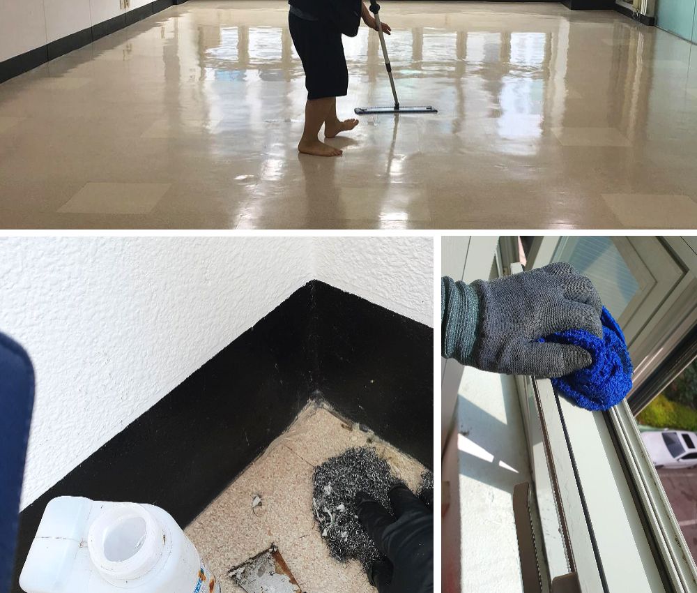 김포시 사무실입주청소받고 김포에서 제일가는 IT업체입니다. 관한 작업사진입니다.